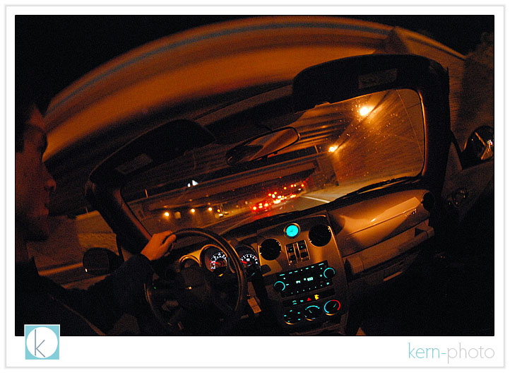 pt cruiser convertible and did a little self-portrait by kern-photo