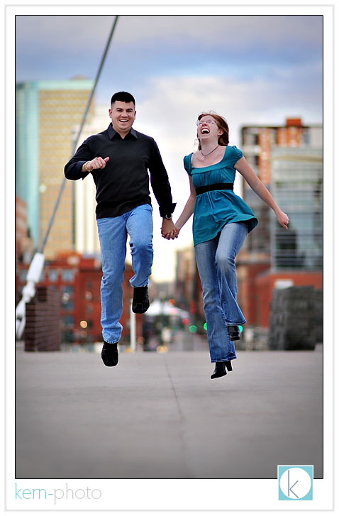 shawn & katie engagement shoot in denver by kern photo