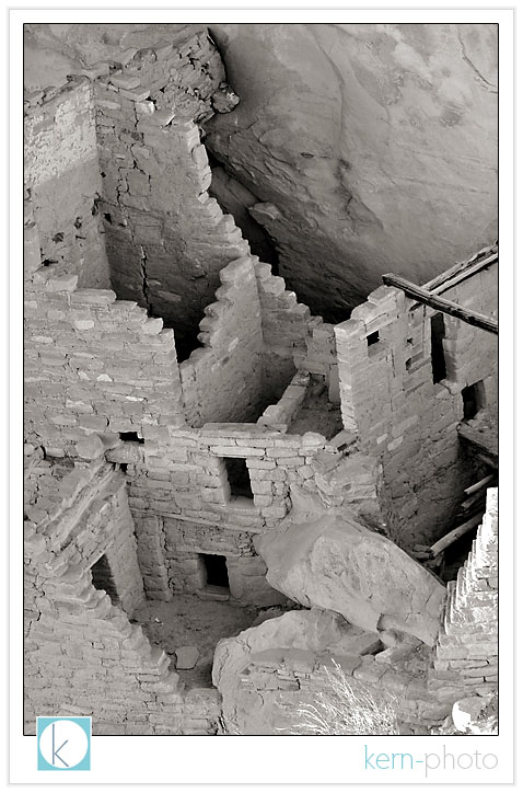 close crop of the balcony house at mesa verde national park by kern-photo with nikon d300