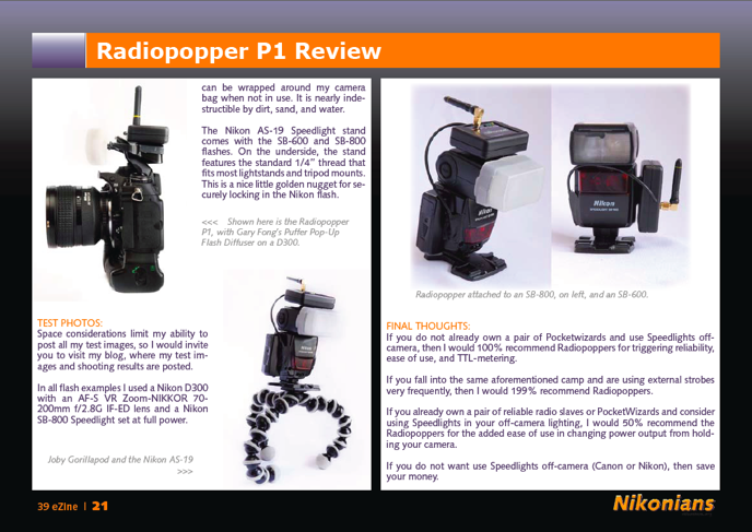 radiopopper P1 review article by kern-photo