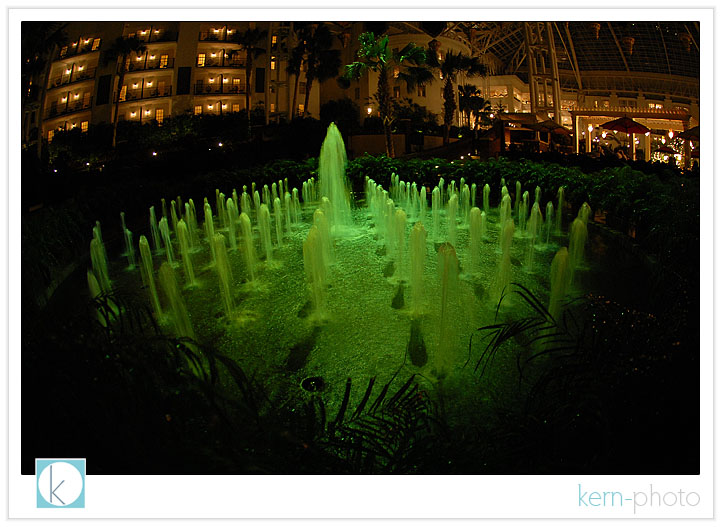 funky green fountain by kern-photo
