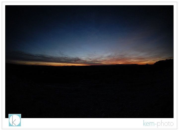 white mesa trail in the ojito wilderness at sunset by kern-photo