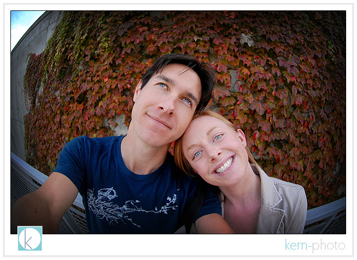 r. j. & nicole kern at denver zoo with nikon fisheye lens