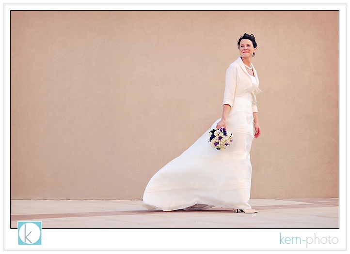 carolyn looked stunning in her dress. (flowers by boulder blooms)