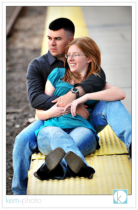 shawn & katie engagement shoot in denver by kern photo