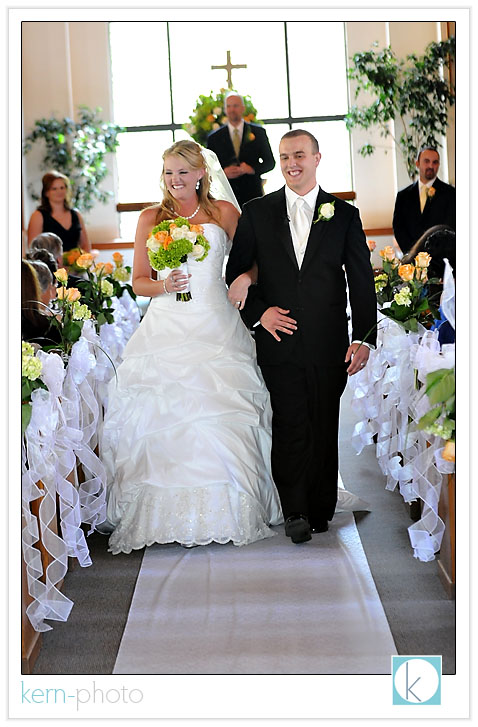 wedding ceremony at the beaver creek chapel.